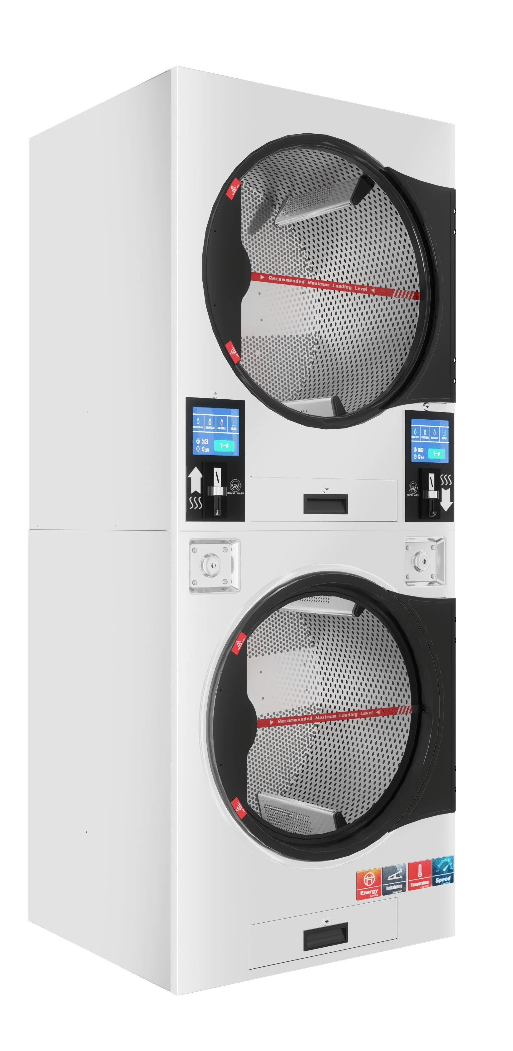 Industrial Washing Machine Self- Service Laundry Machine Automatic Cleaning Machine Dryer Machine Dryer Equipment Coin Operated