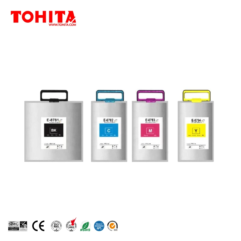 Cartucho de tinta T8781 T8782 T8783 T8784 C13T878140 C13T878240 C13T878340 C13T878440 para Epson Workforce PRO WF-R5190 5690 5190 Tohita