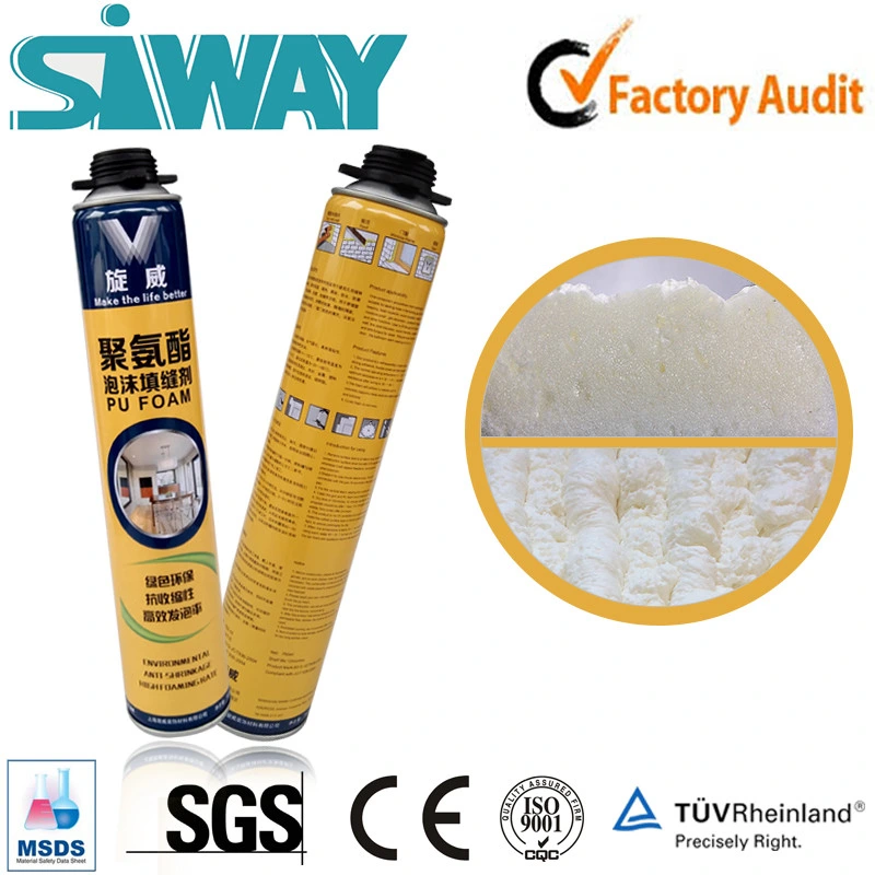 Fire Rated Large Expansion PU Polyurethane PU Foam