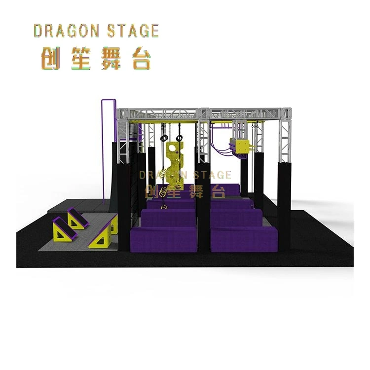 Indoor Outdoor Playground Ninja Warrior Equipment Obstacle Course Obstacle Races Outdoor Obstacle Course Obstacle Course Equipment for Adults