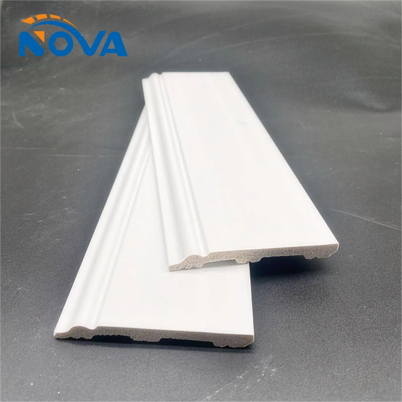 Interior Home PU Decorative Trim Flexible Skirting Board Baseboard Moulding