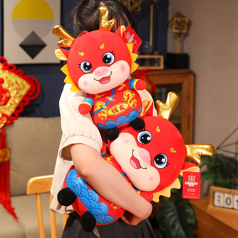 Yanxiannv Dragon Plush Toy Dragon Year Mascot Pillow Company Annual Meeting Gifts for Children