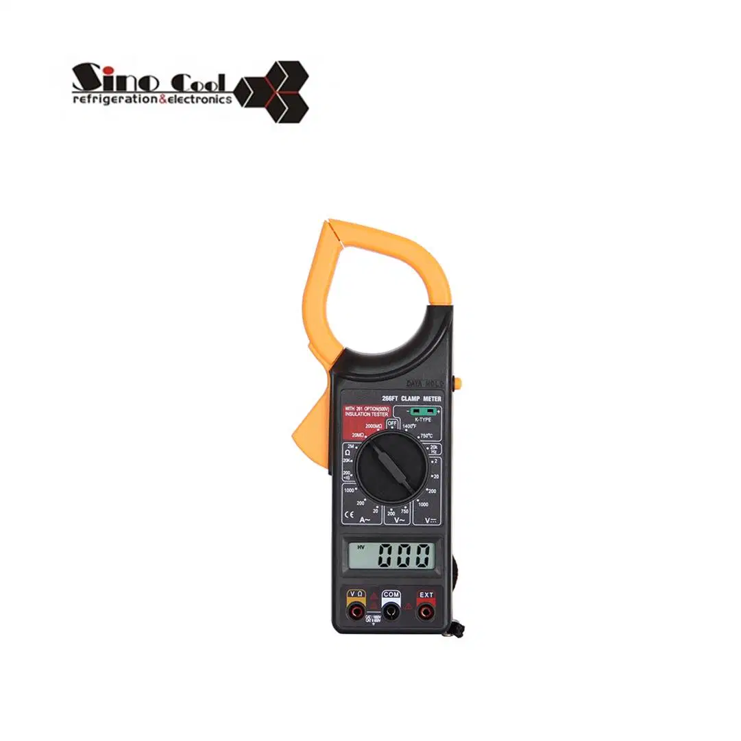 Air Conditioner Parts Dt202 Auto Ranging Digital Clamp Meter