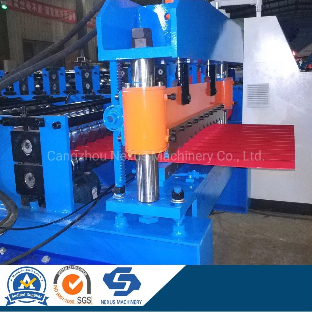 Cameroon Iron Corrugated Galvanized Steel Roofing Sheet Roll Forming Machine