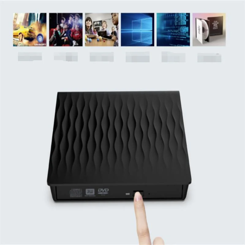 USB3.0 External DVD Burner Optical Drive Desktop/Laptop External Drive Type C Optical Drive