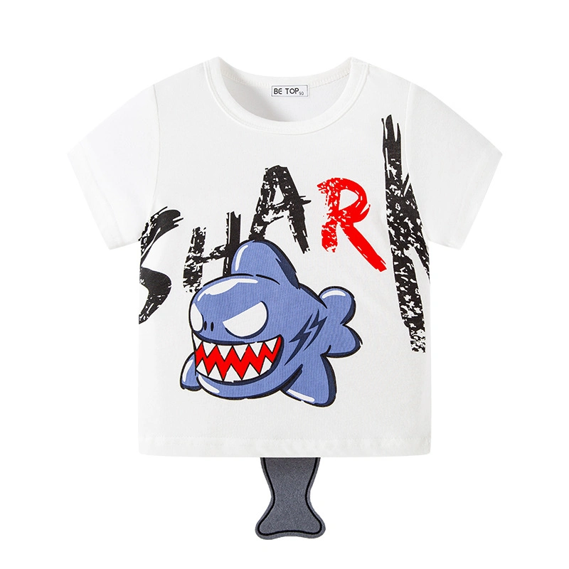 Children&prime; S Short-Sleeved T-Shirt Summer Children&prime; S Clothing Cartoon Tops