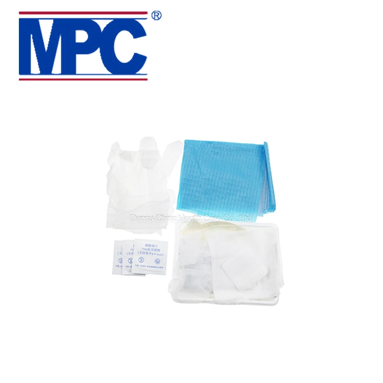 CE ISO Sterilized Medical Wound Dressing Central Line Catheter Drainage Catheter Kit