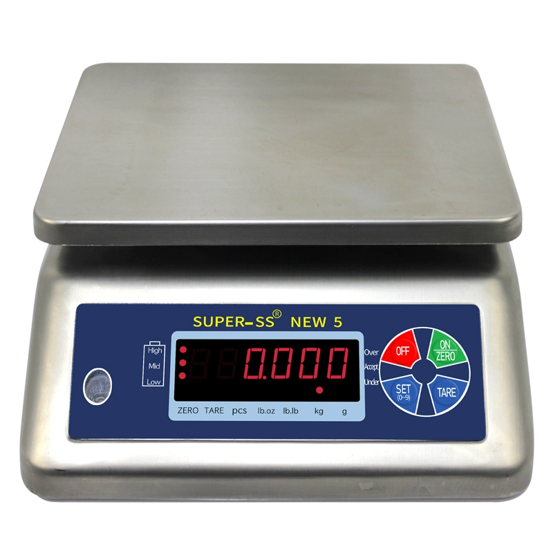 3/6/15/30 Kg S5 Waterproof Stainless Steel Counting Scale Digital Electronic Platform Scale