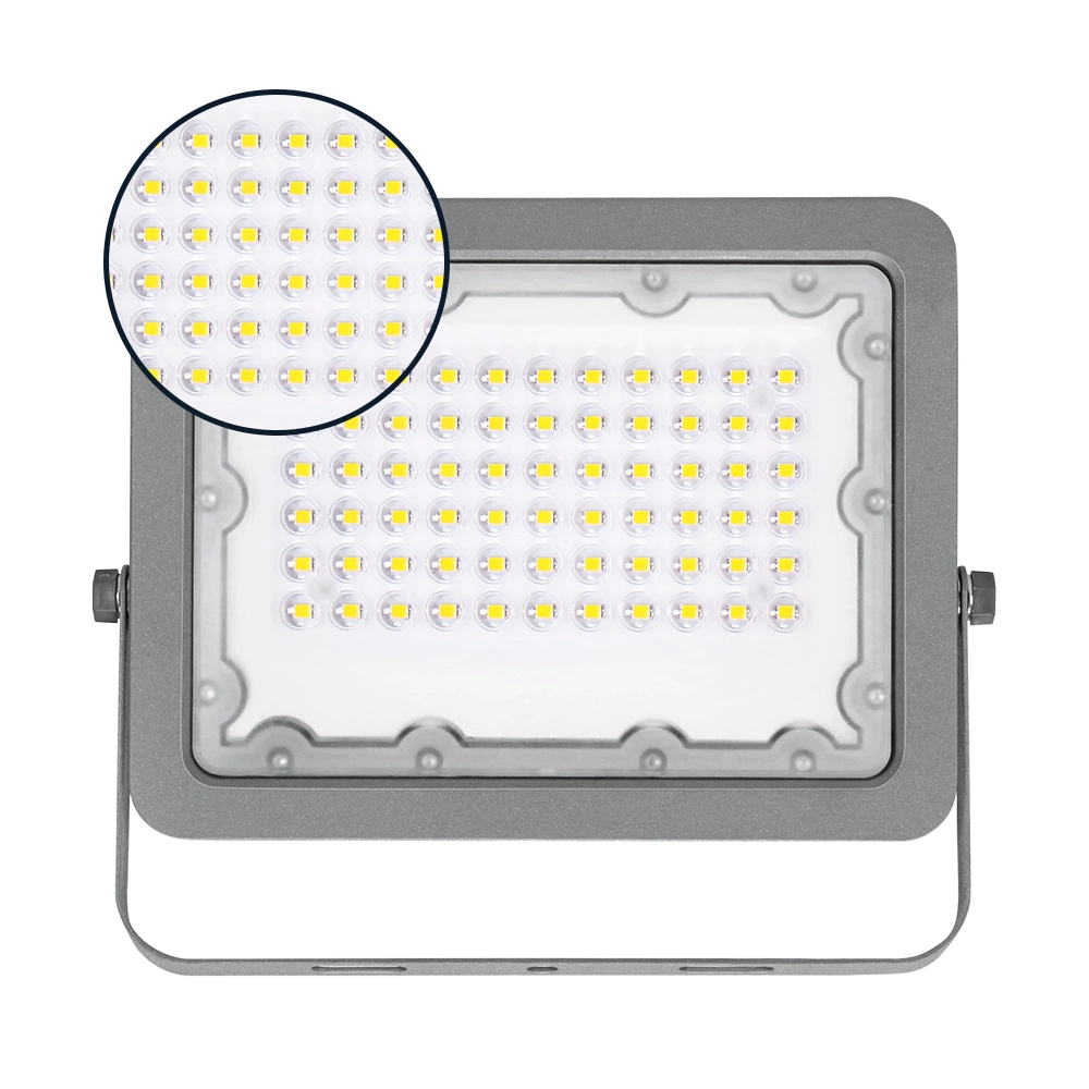 50W IP65 Garden RGB Rechargeable Floodlight Slim Mini Fixtures CE Outdoor SMD LED Flood Light