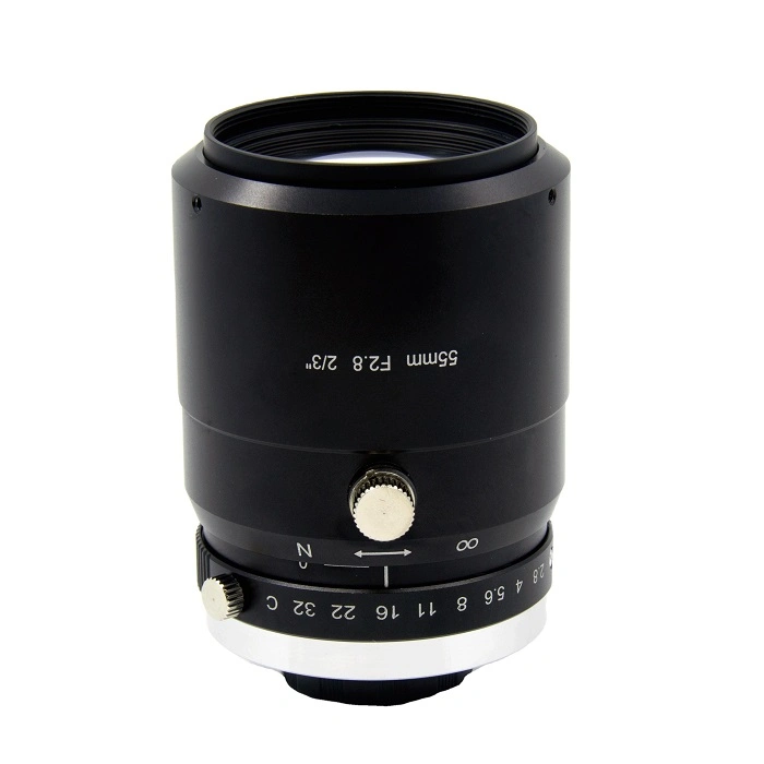 5MP 55mm 2/3" F2,8 C Mount Zoom Industriekamera Maschine Vision-Objektiv