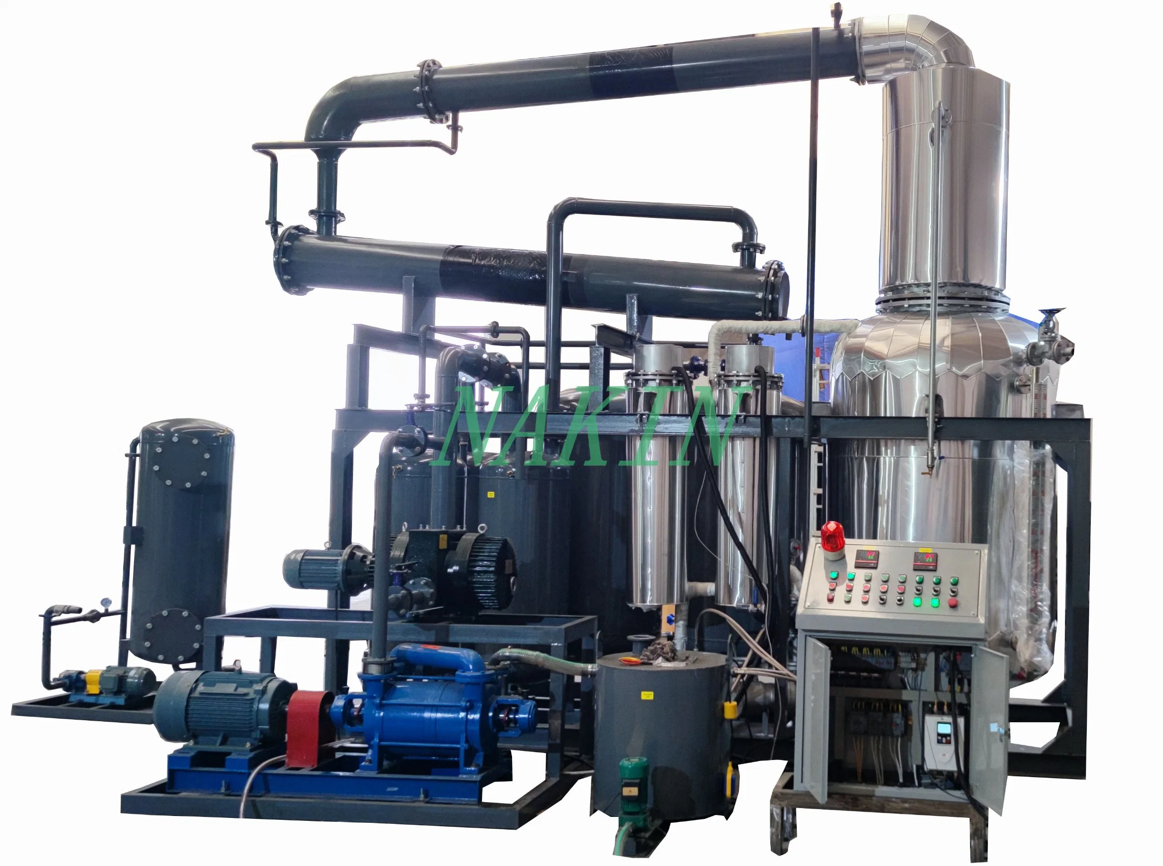 Waste Car Engine Oil Vacuum Distillation Machine to Get Base Oil