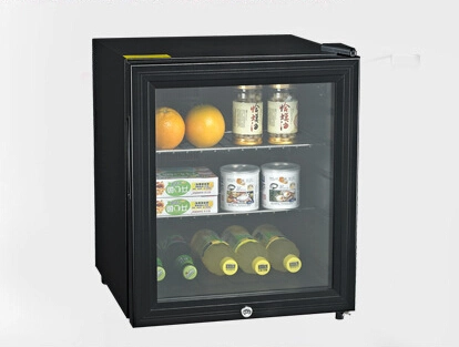 Hotel Use Glass Door Semiconductor Mini Fridge