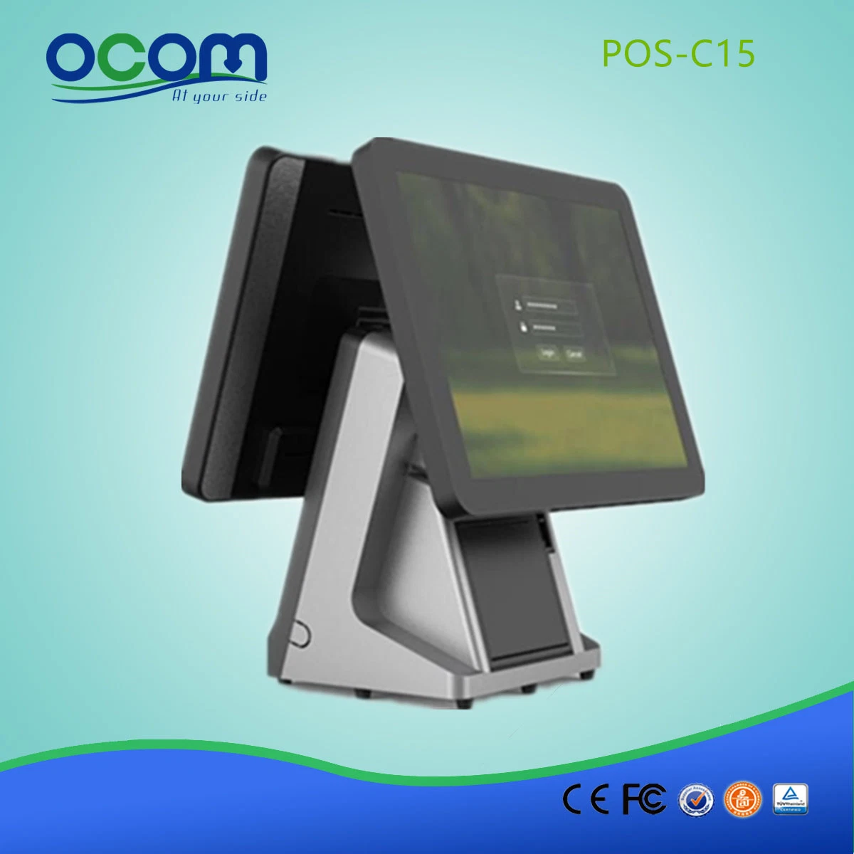 POS-C15 Restaurant 15 Inch Windows Touch Screen All in One PC Computer