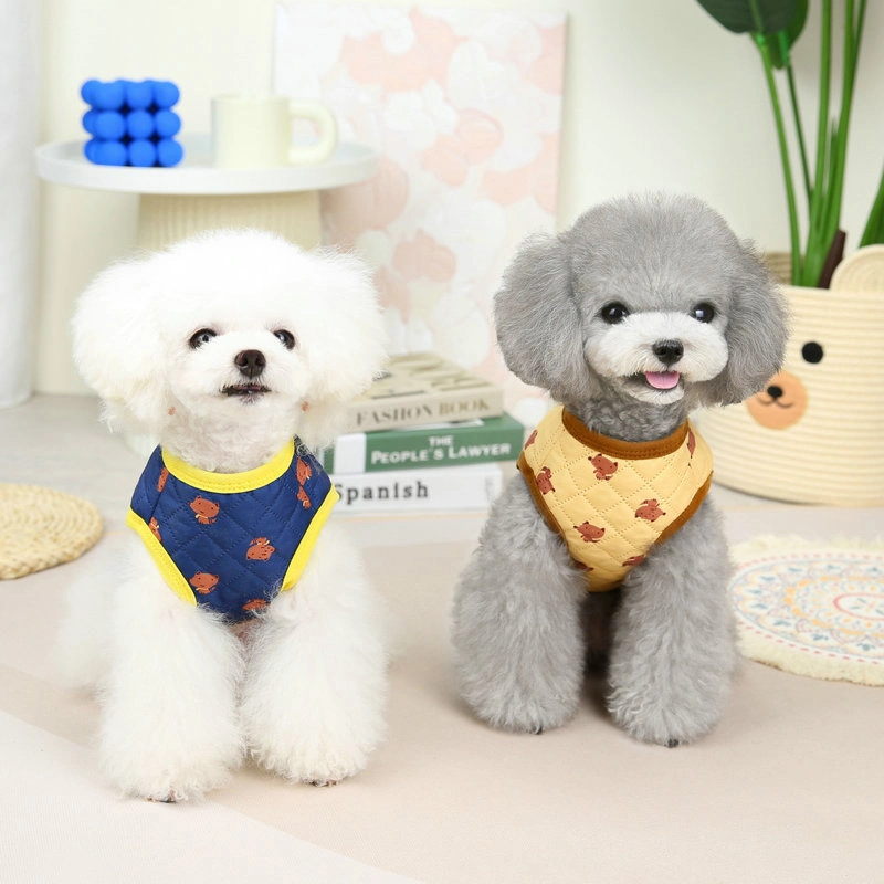 Fashion Clothes Pet Apparel Autumn and Winter Pet Clothes Small Dog Clothing Cotton Dog Vest Warm Winter Dog Clothes