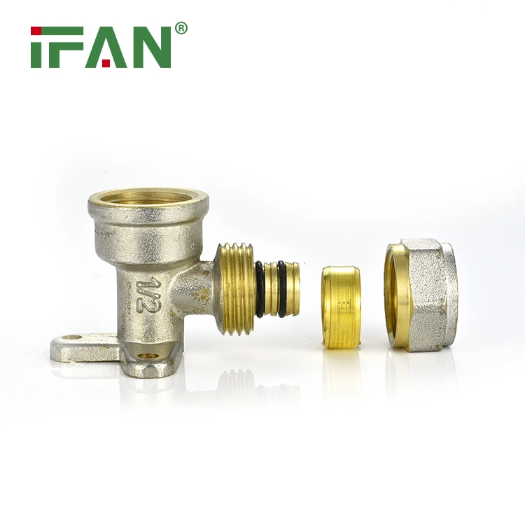 Ifan Customization Pex Brass Compression Fittings 20-32mm Pex Pipe Fittings