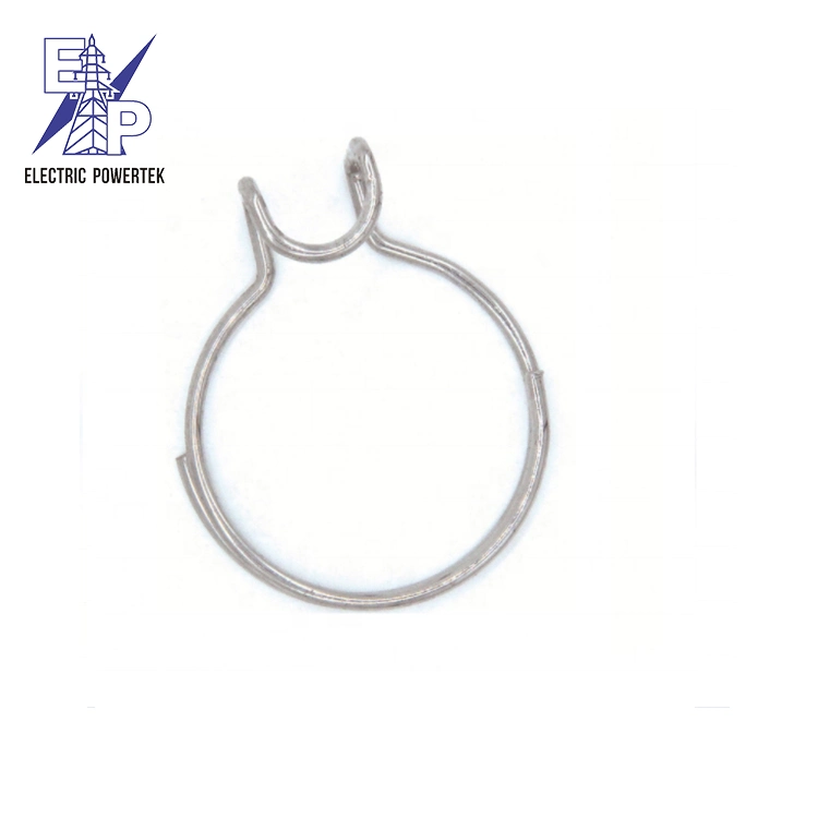 Stainless Steel Pole Hoop Ring FTTH Accessories Embrace Retractor Cable Manage Ring for FTTH Pole Cabling