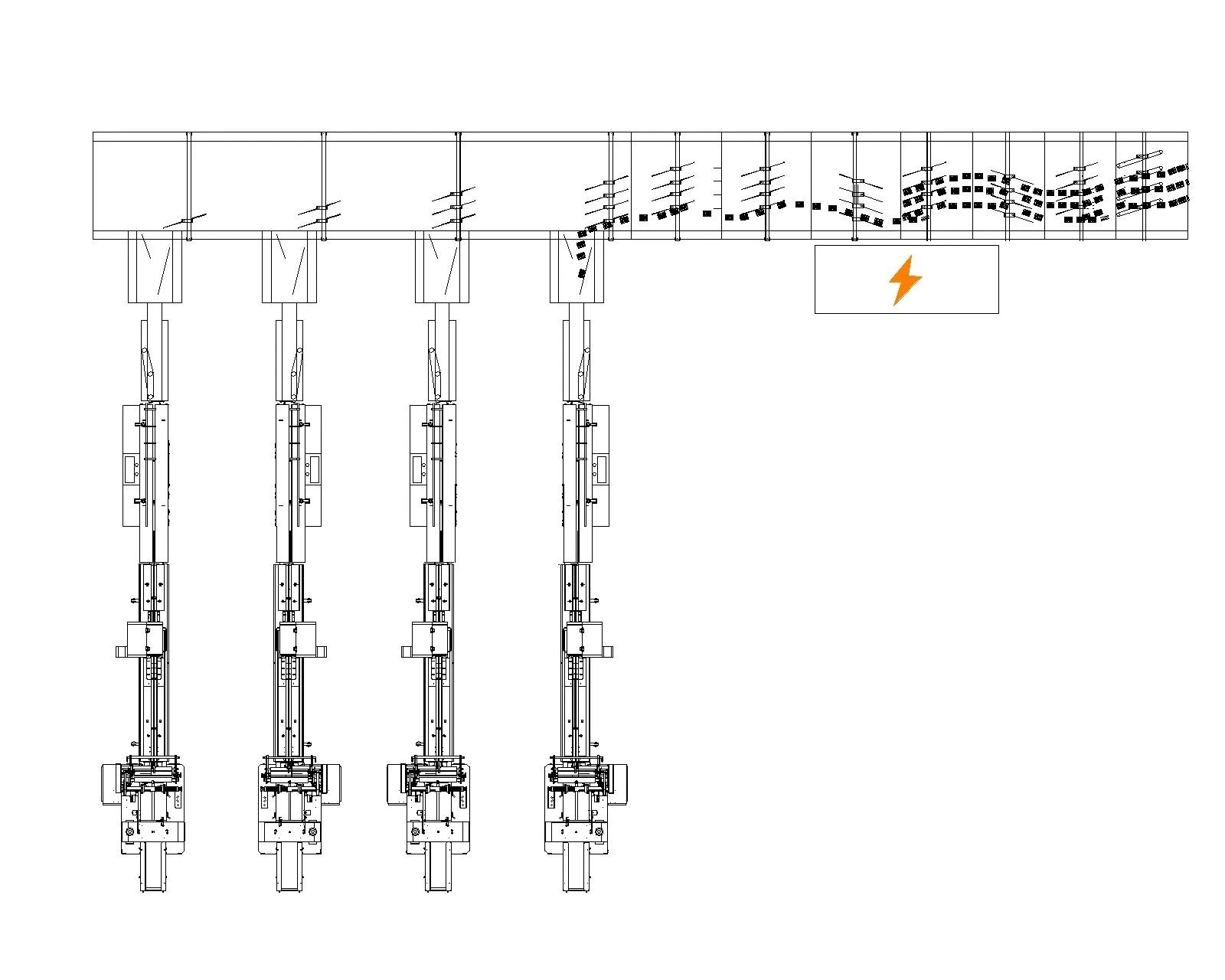 Bread Packing Line Flow Packag Machine