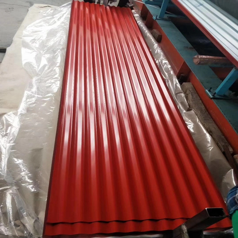 Colored PPGI G550 Dx51d 0.2mm Galvanized Roofing Steel Sheet