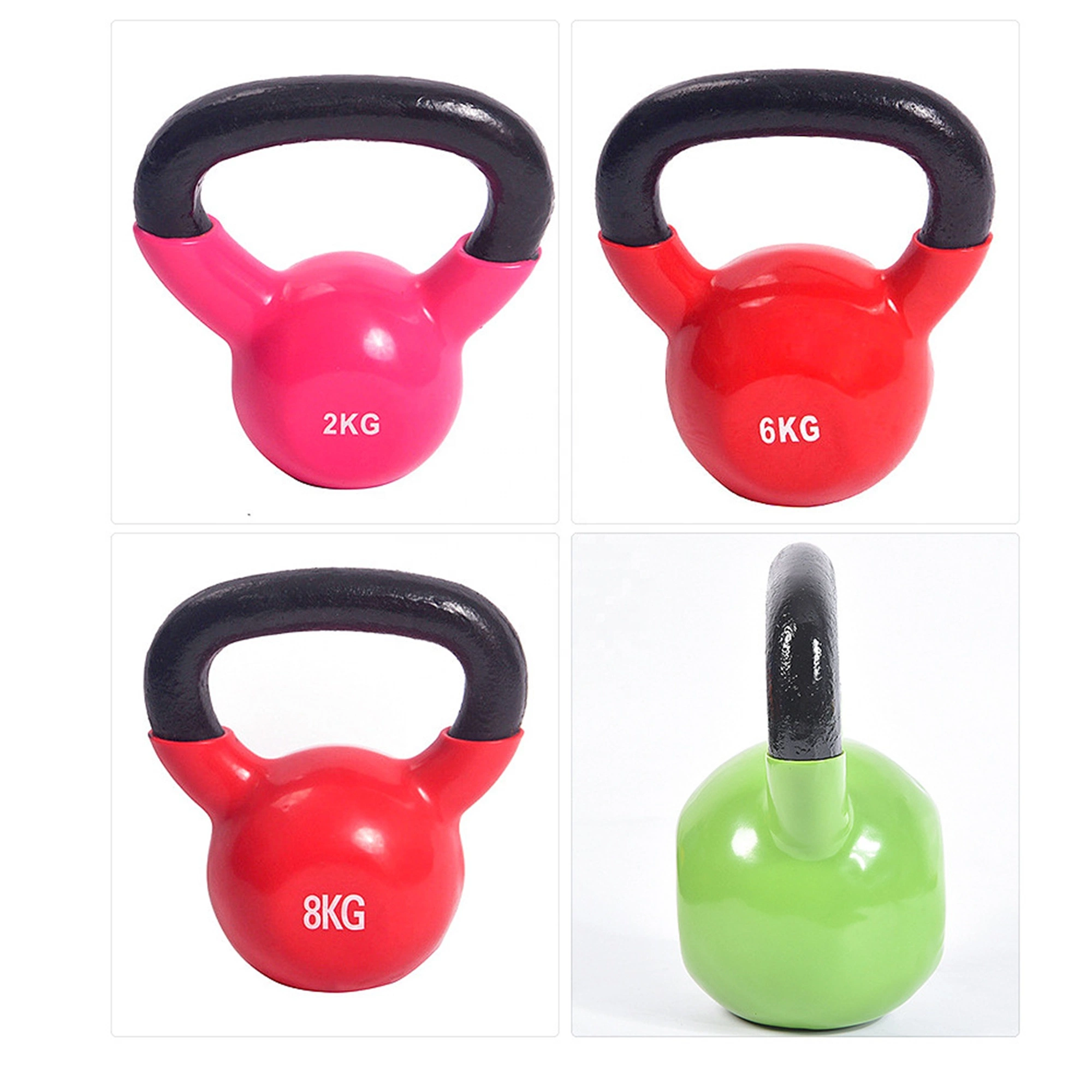 Quality Training Vinyl Kettlebell of Free Weights for Exercise