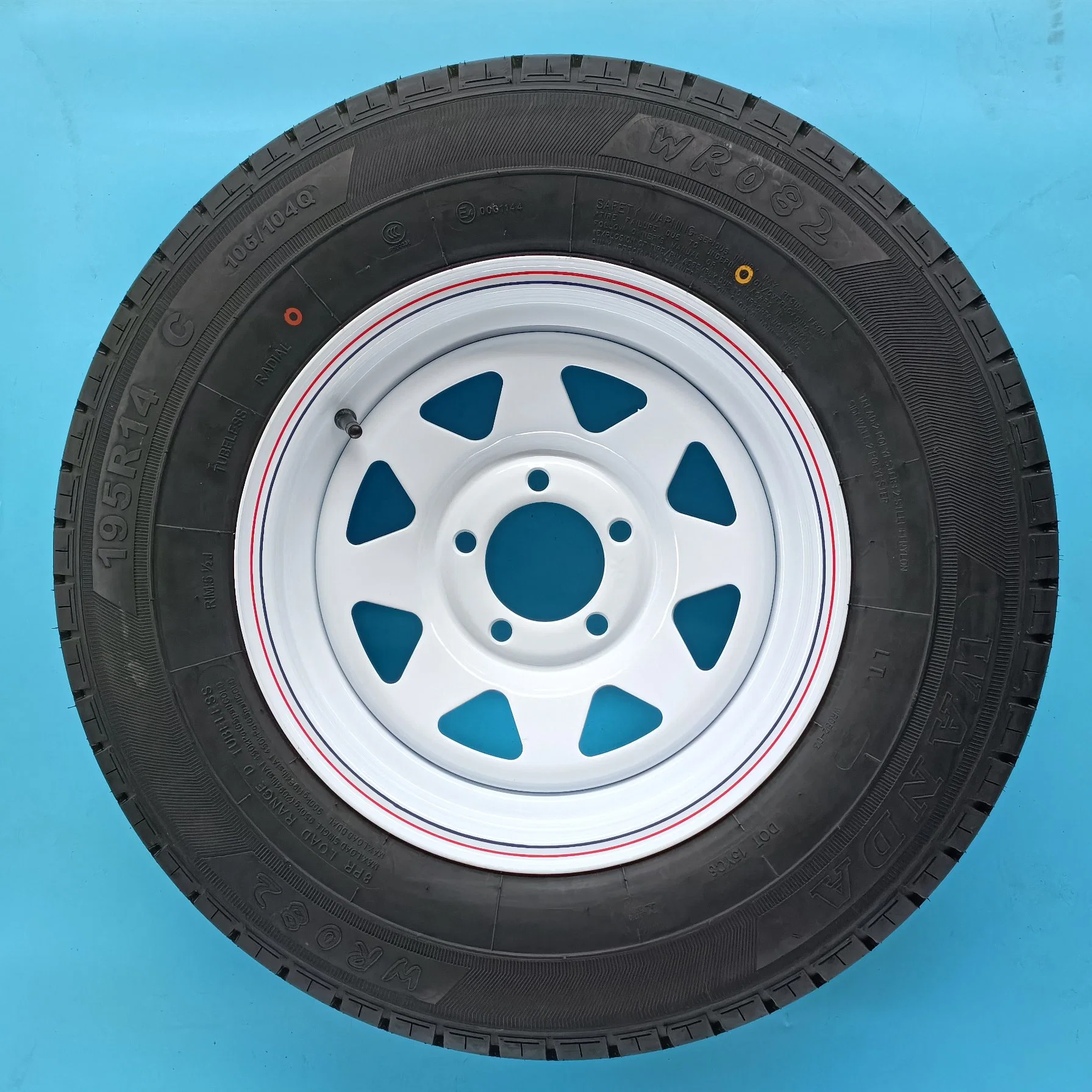 Good Quality Galvanised Welded Tipper Box Trailer Tire 195r14c