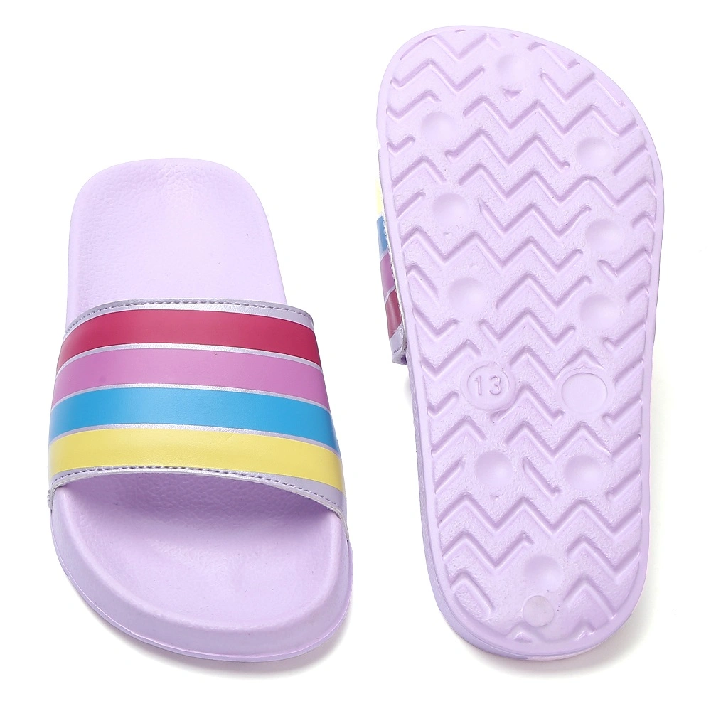 Été enfants chaussons Rainbow Home chaussons filles Plage intérieure sans lacets Chaussons Chaussures bébé fille