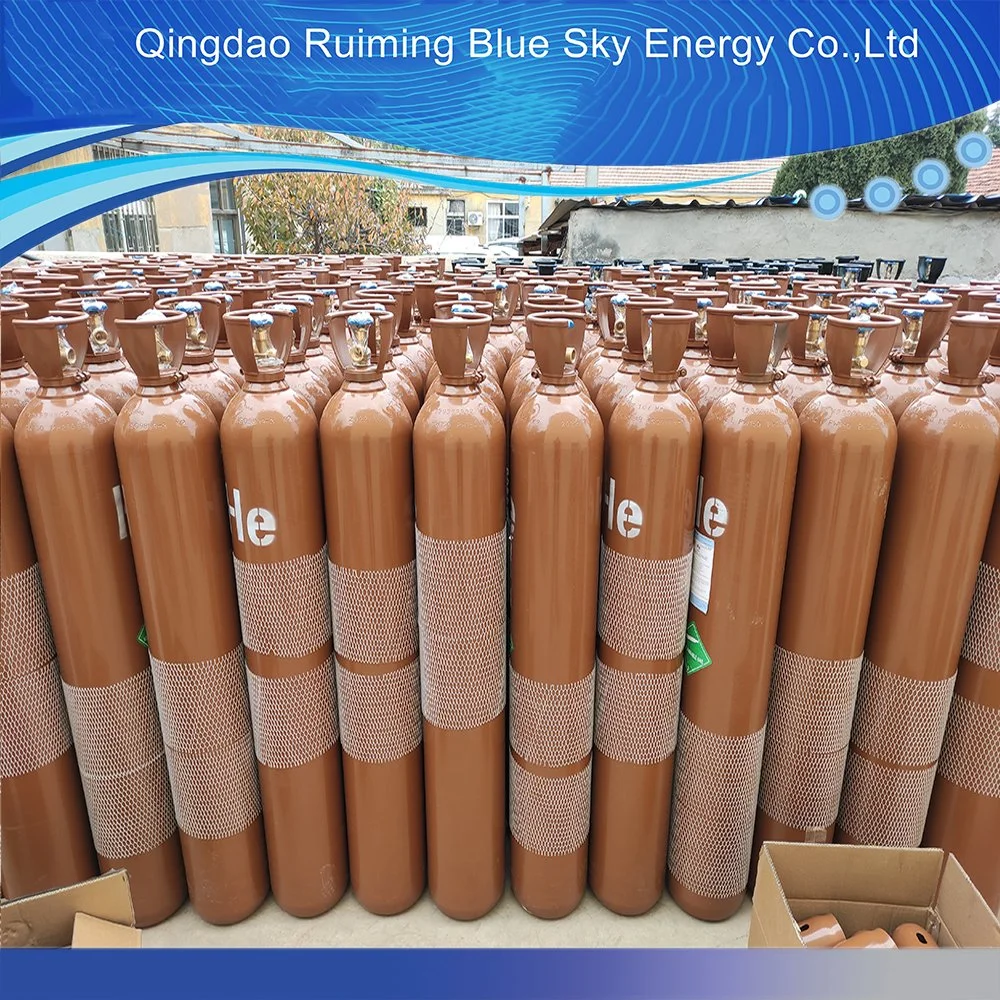 40L 150bar 99.9%-99.999% Industrial Grade Helium Gas