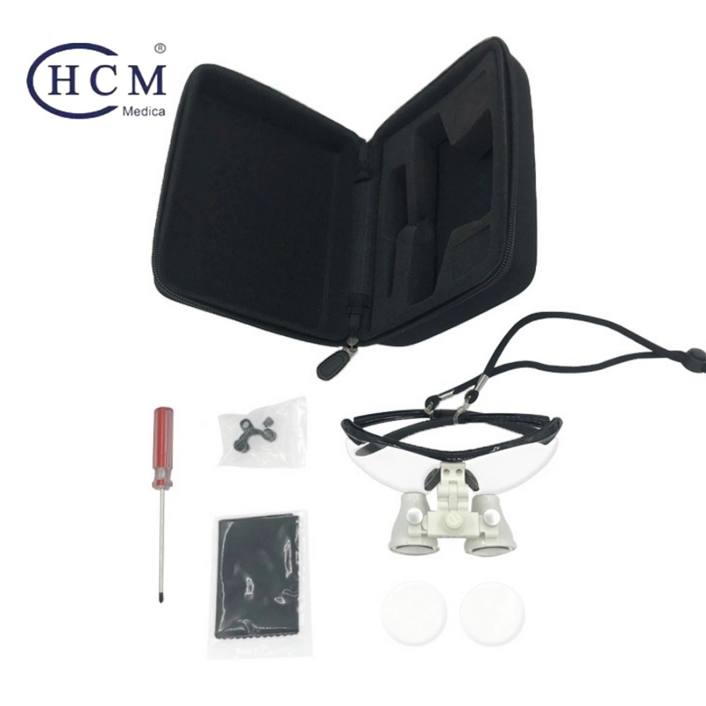 Optical Portable Low Price Emergency Hot Seller 2.5X Binocular Metal Frame Dental Ent Surgical Loupes Magnifying Glasses