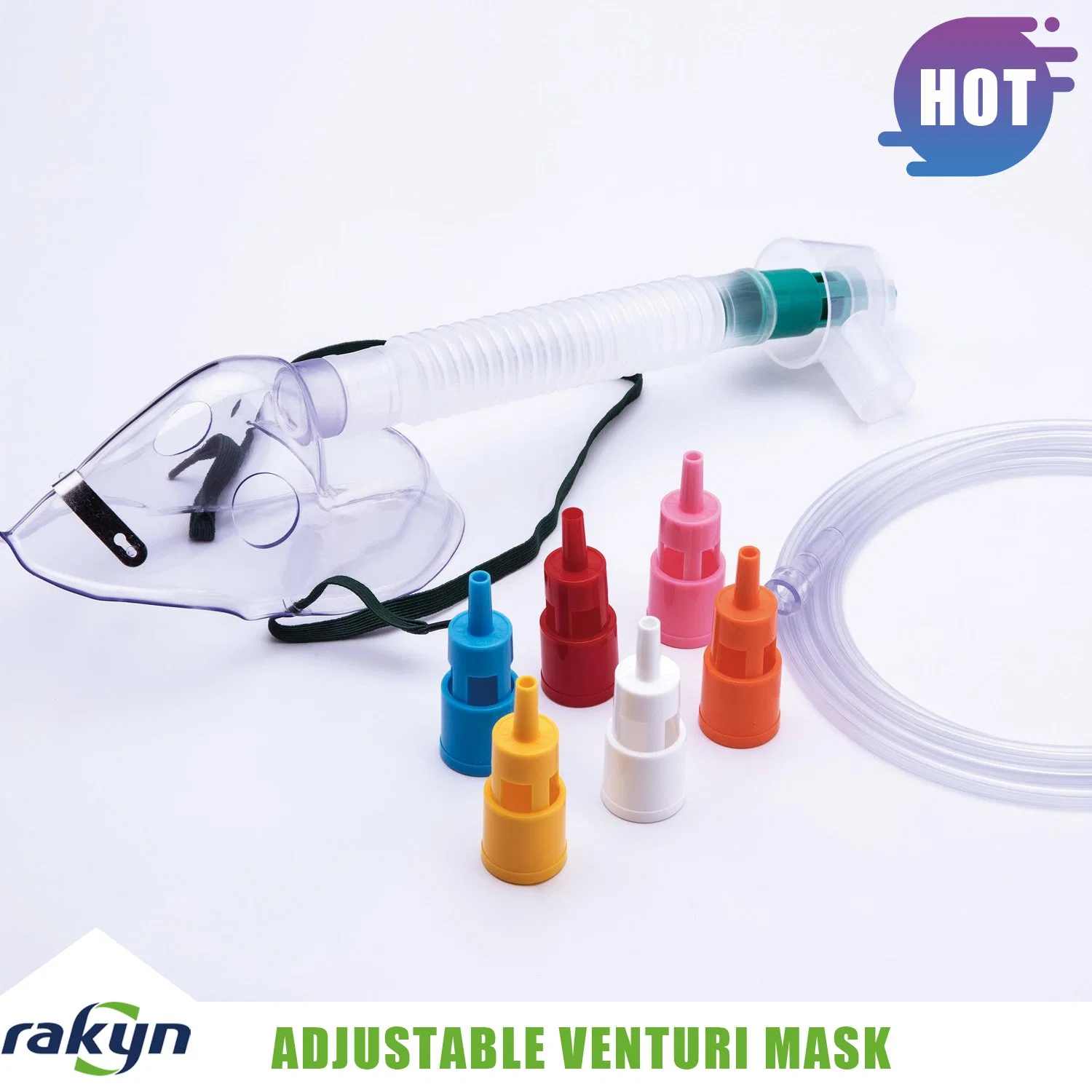 Medical Products of Disposable Adjustable Venturi Mask Oxygen Mask