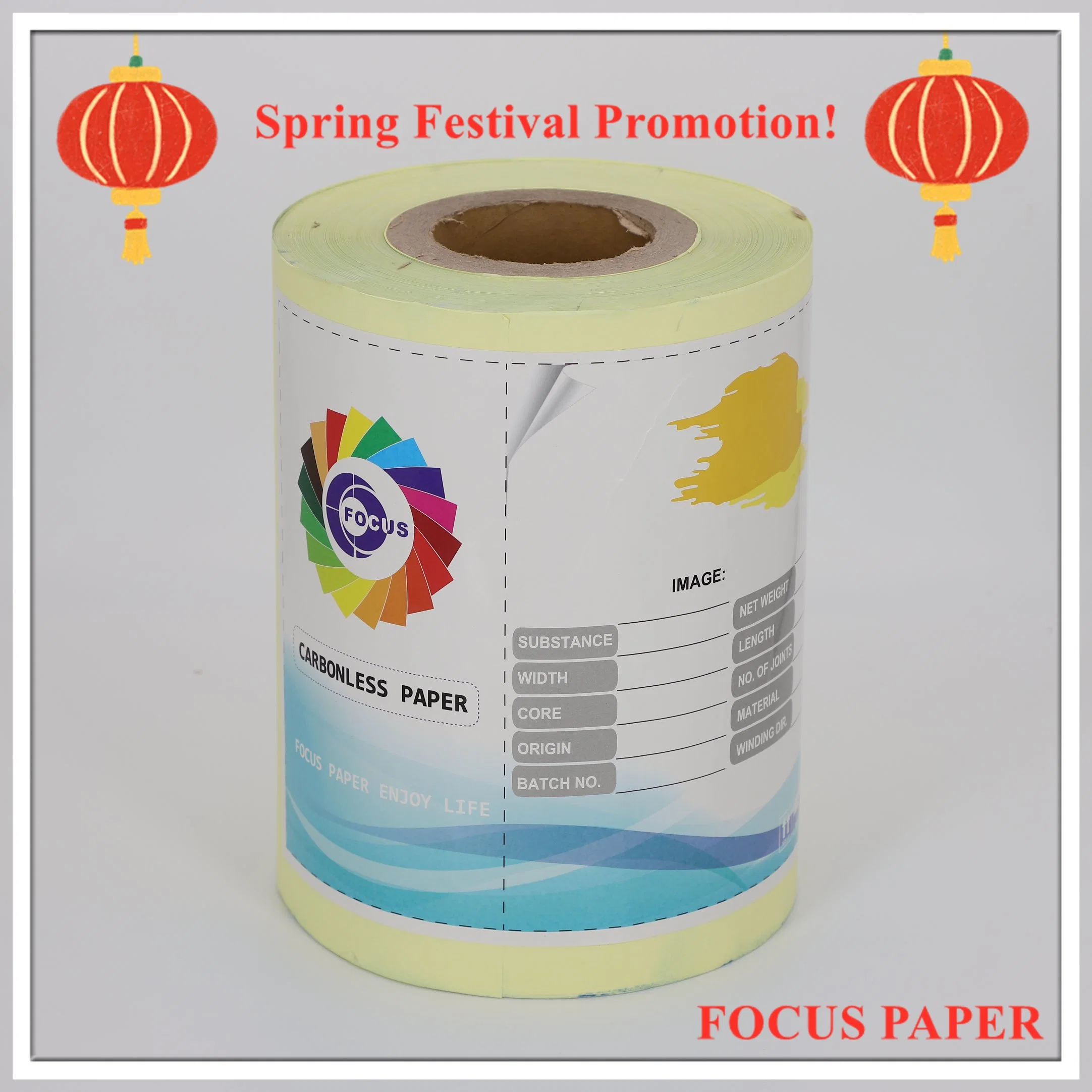 China Big Factory Carbonless Receipt Paper