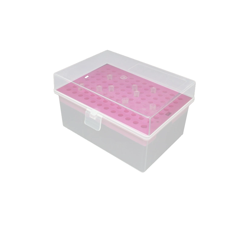 Labware Plastic 28 60 96 100 Wells Empty Pipette Tip Rack for Laboratory