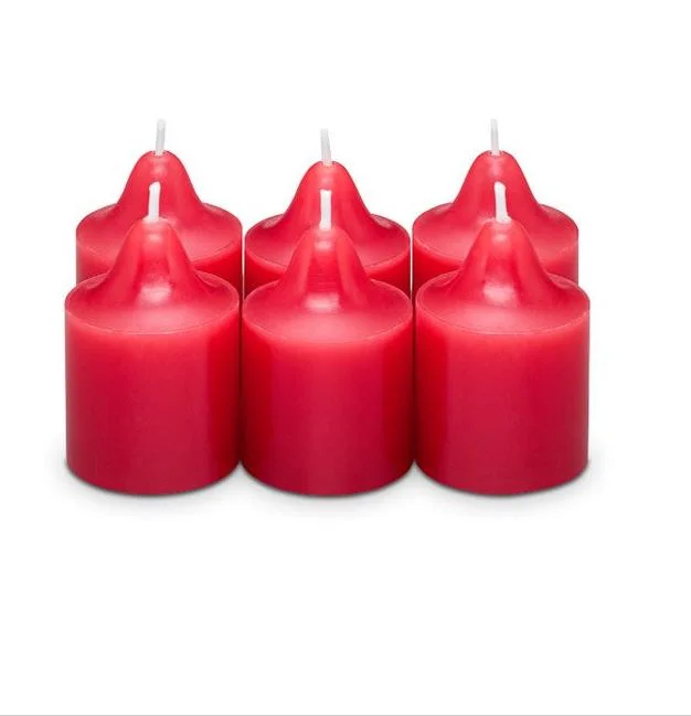 Verde barato Velas Votivas blancas África BOUGIEs de cera 50g Velas decorativas para el hogar de pilar Velas