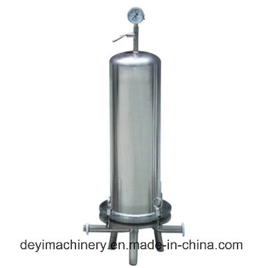 Stainless Steel Ss Sanitary Single Multi Membrane Cartridge Bag Air Steam Lenticular Duplex Filter Housing