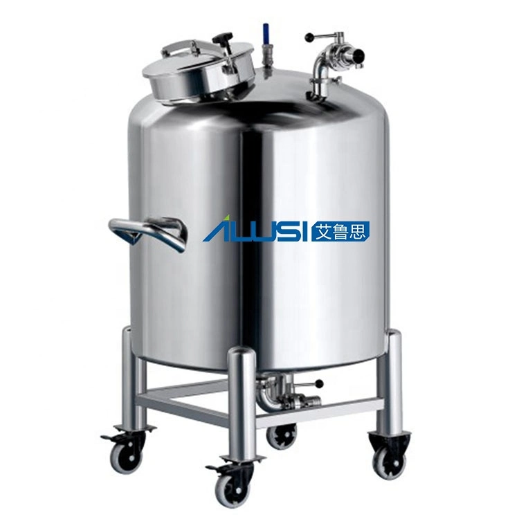 Pressure Storage Vessel/Tank Customized High Quality SUS304/316L Stainless Steel Tank for Store Liquid, Oil, Cosmetic, Food