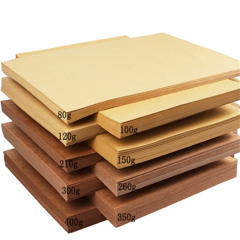 A4 Size Package Kraft Paper in Sheet 40GSM-450GSM