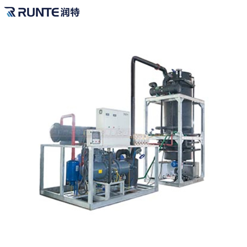 Runte Aquatic Product Processing and Preservation 5 Tons Tube Ice Maker Packaging Machine Price