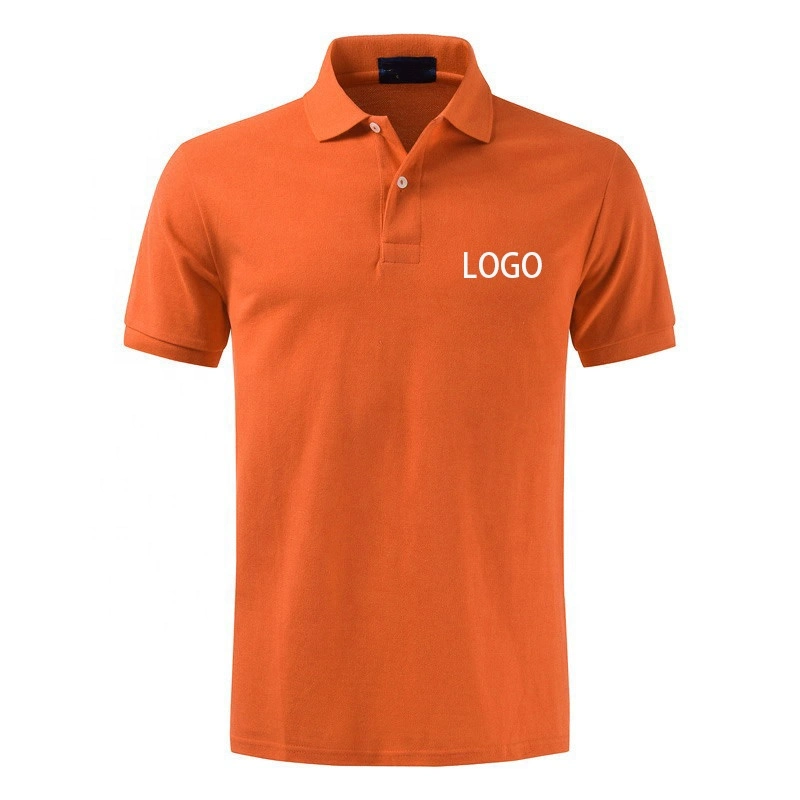 High quality/High cost performance  100% Cotton Men's Polo Shirt Custom Printed Logo Casual Shirt Embroidery Shirt