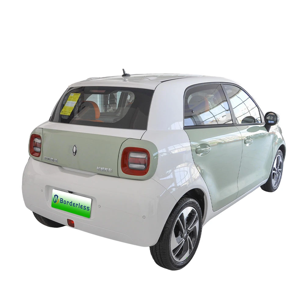 Grande parede Changcheng Ora Black Cat Branco Verde mão esquerda Mini carro de EV China Mini carro elétrico