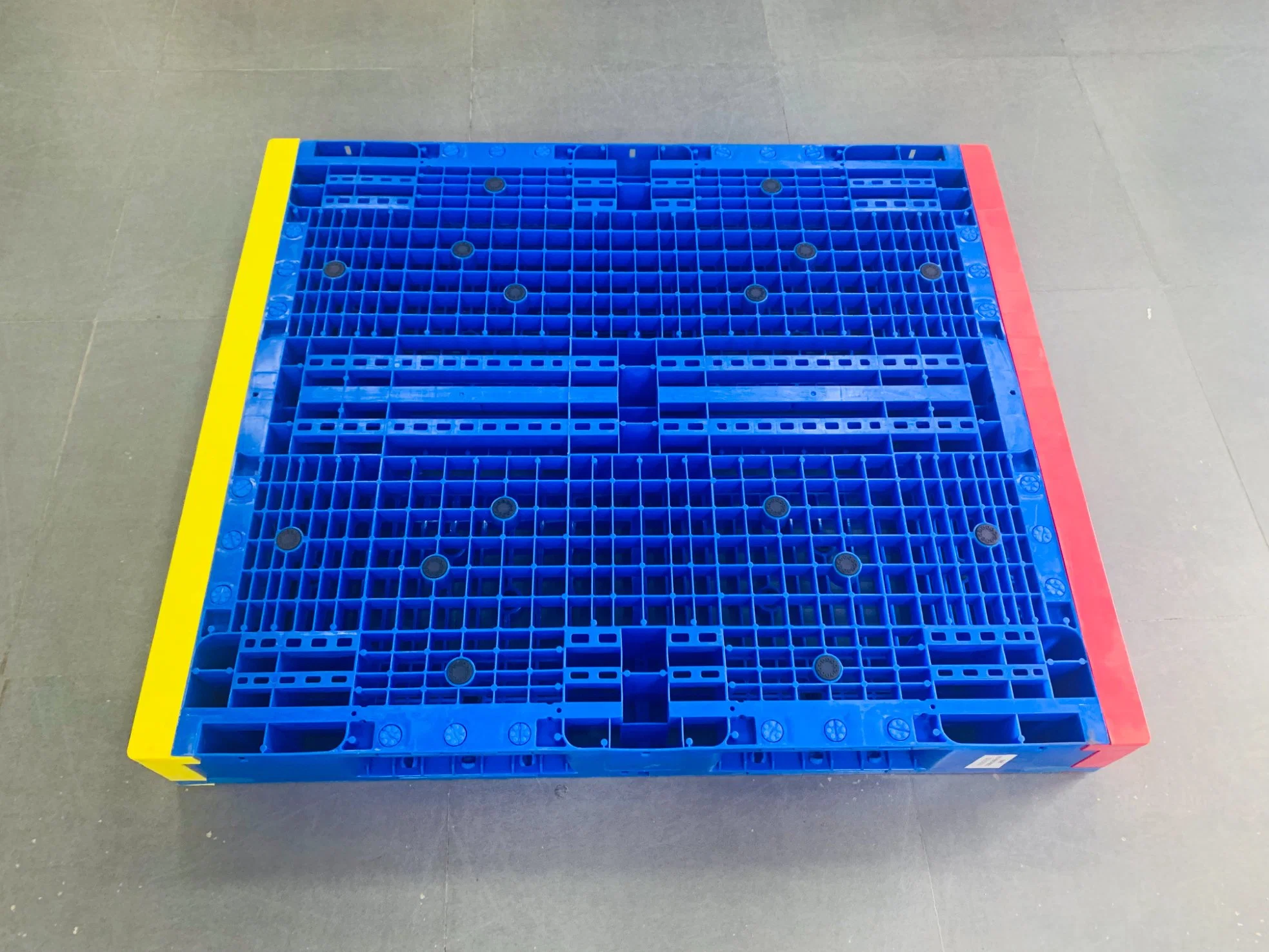 Color Variety Rackable Double-Sided Assemble Plastic Pallet Green for Handling Goods