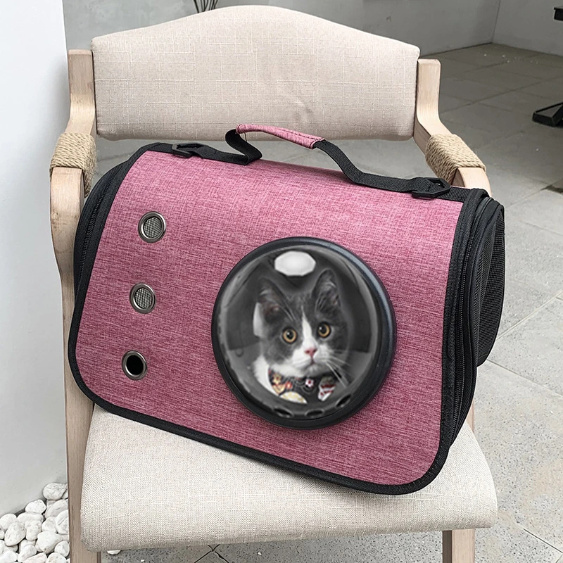 Outdoor Portable Shoulder Cross-Body Slant Space Capsule Cat and Dog Bag