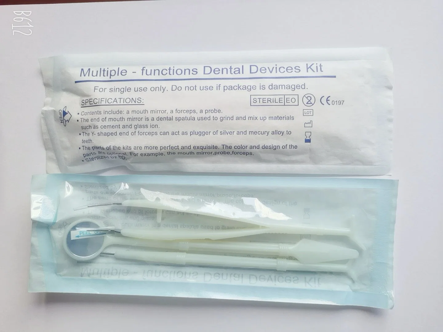 Kit de instrumental dental desechable aprobado por CE Odontología quirúrgica de un solo uso