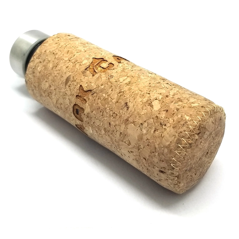 Wholesale/Supplier Customized Print Laser Logo Cork Wood Style Bottle Cooler Sleeve