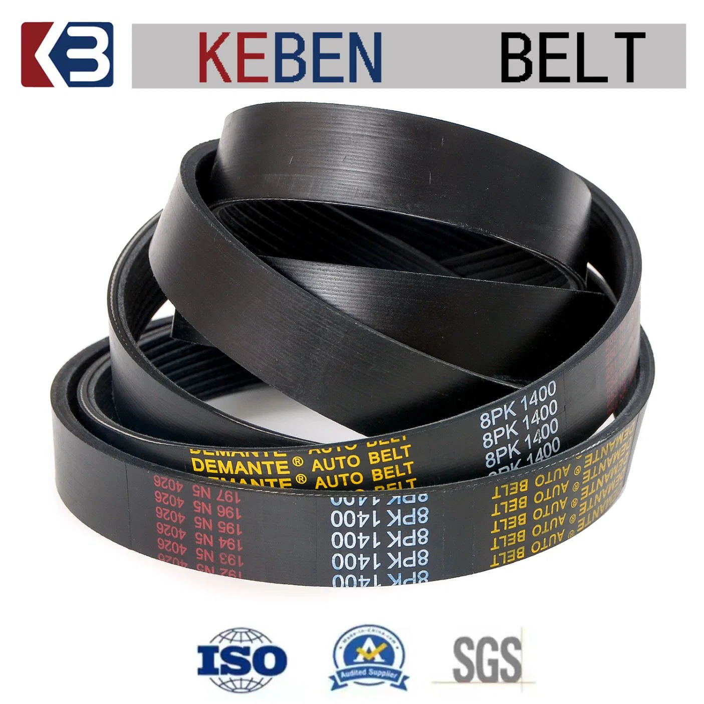 Automobile Rubber V Belt 6pk1600 8pk1800