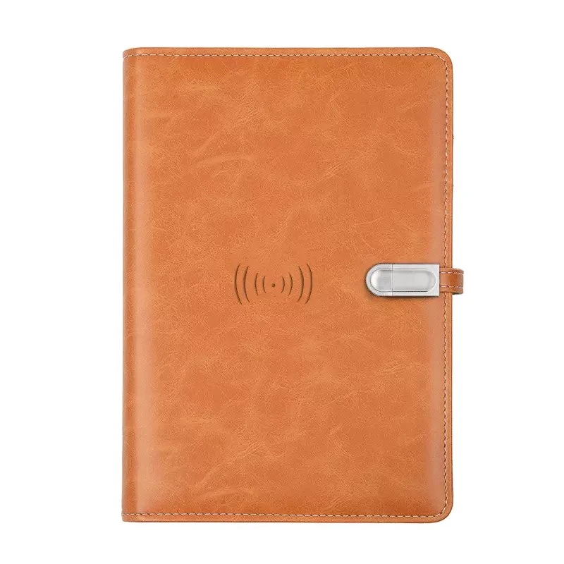 16GB USB Flash Drive Hard Cover PU Leather Office Supplies Journal Notebook