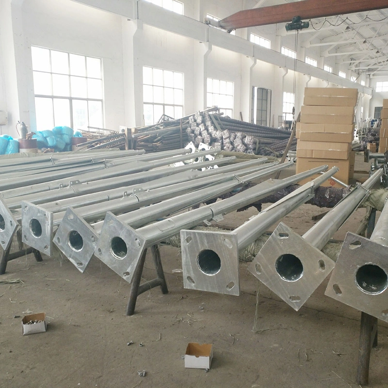 Single Arm Street Light Pole Factory Price