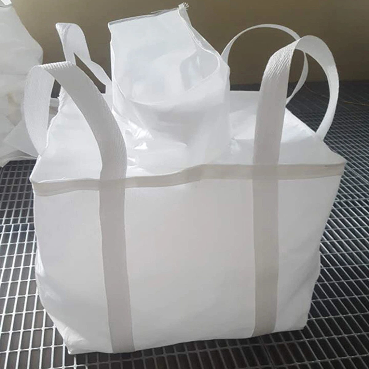 Full Belt Loops Big Bag 1ton FIBC Super Sack 1.5ton Jumbo Bag Leakproof Sling Tote Bag Virgin PP Bulk Bag