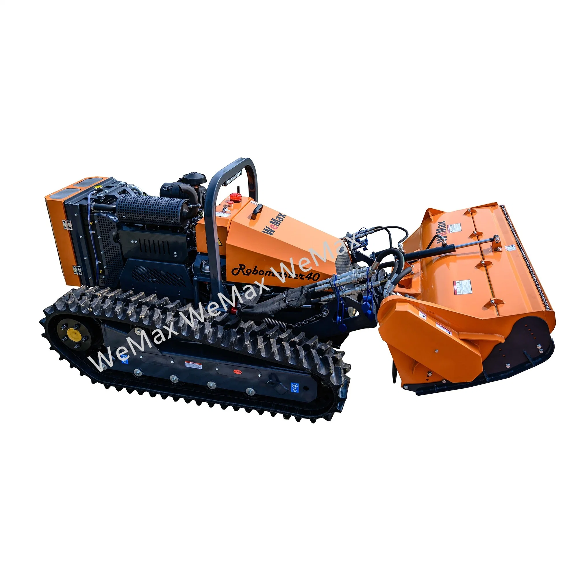 Robomastermini Tracked Wheel Skid Steer Loader with Attachments Mower/Mulcher/Bucket/Mini Dumper/Snow Blower