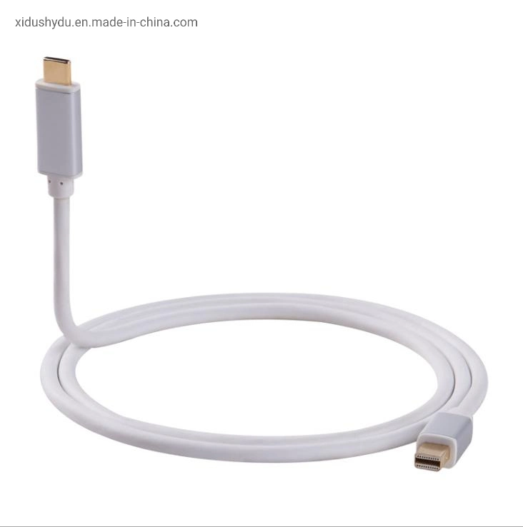 Cable de vídeo DisplayPort 2K*4K USB tipo C a Mini DP