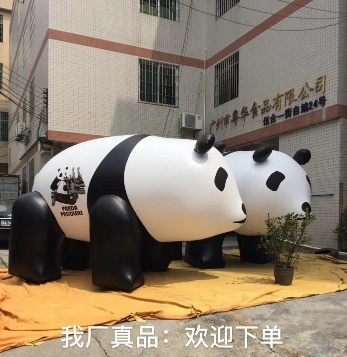 Balão insuflável do modelo Panda insuflável de publicidade