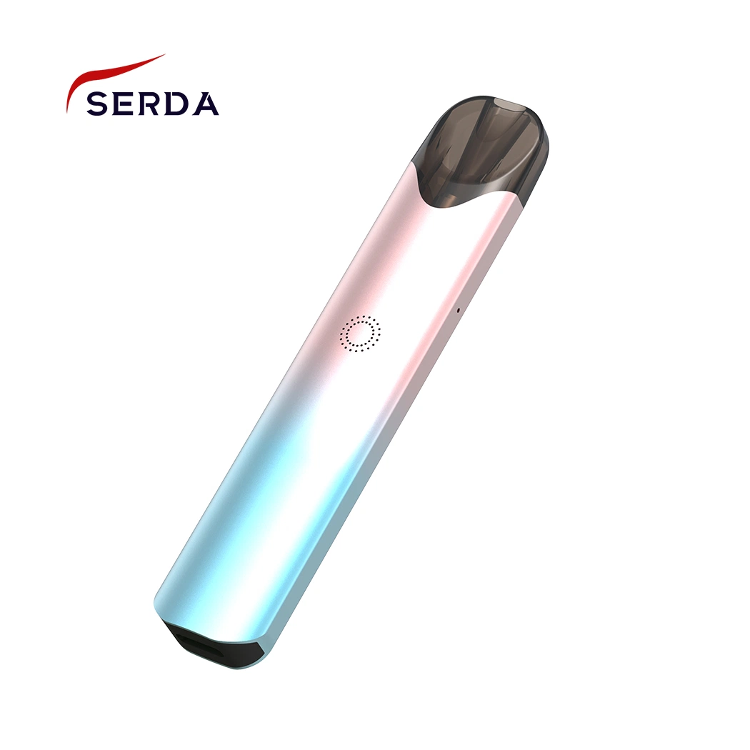 2022 Venda por grosso de cigarros eletrónicos descartáveis 600puff Plus bobina de malha de 2 ml /Cotton Coil Vape Pen Pod