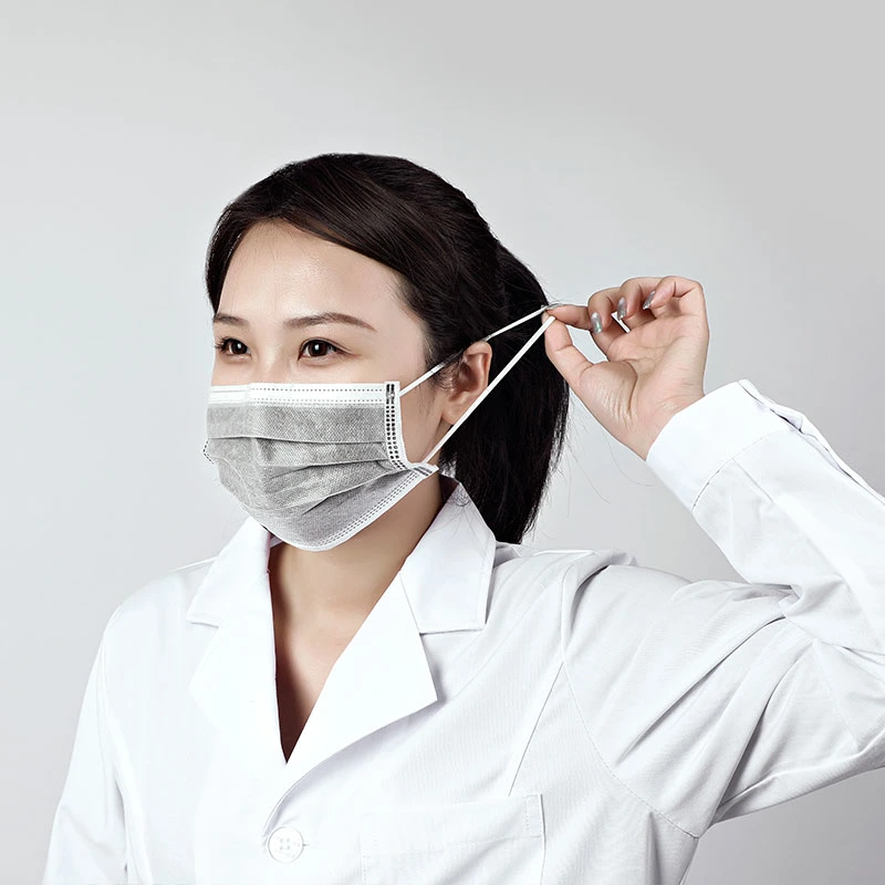 Active Carbon Mask, Carbon Face Mask, Non-Woven Mask, Carbon Mask, 4-Ply Face Mask